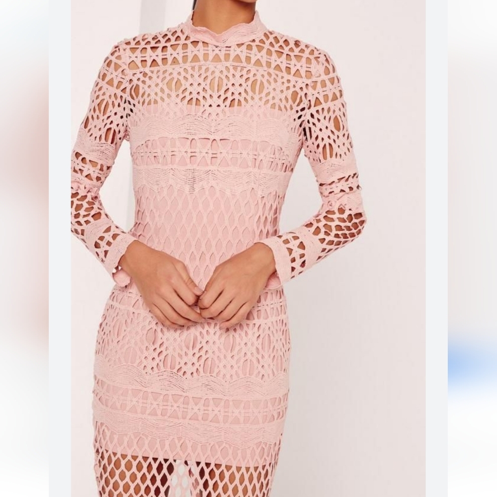 MISSGUIDED CROCHET DRESS
